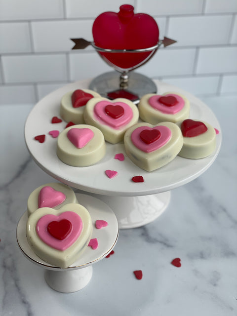 Heart Chocolate Covered Oreos (Set of 12)
