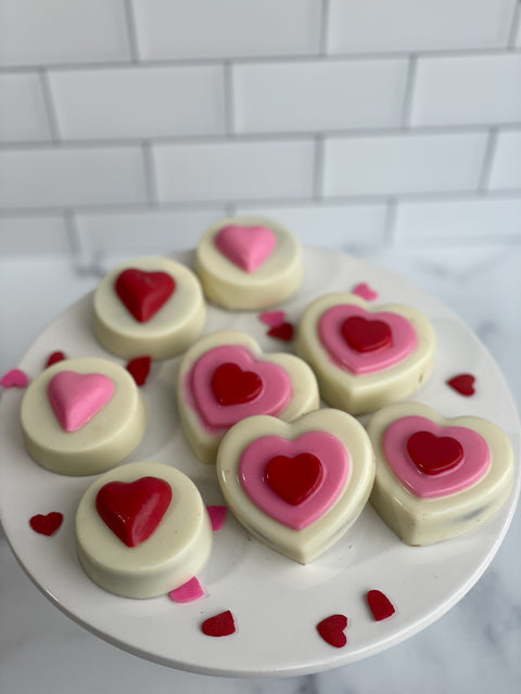 Heart Chocolate Covered Oreos (Set of 12)