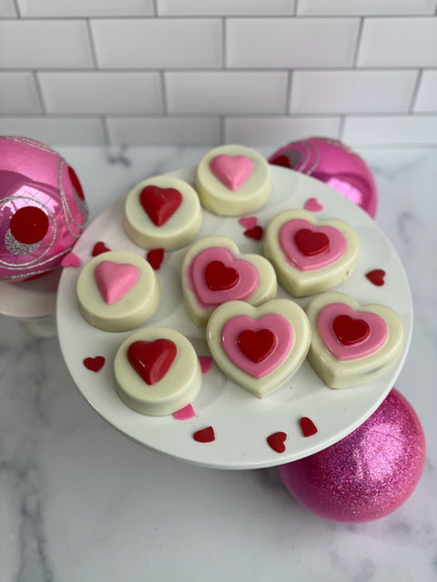 Heart Chocolate Covered Oreos (Set of 12)