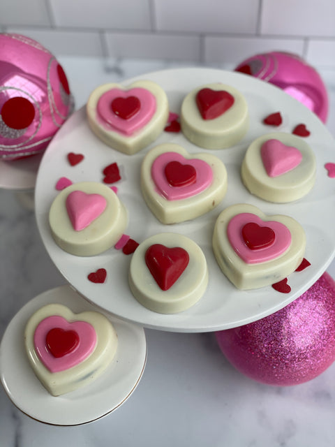 Heart Chocolate Covered Oreos (Set of 12)