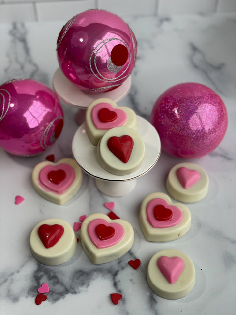 Heart Chocolate Covered Oreos (Set of 12)