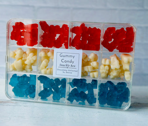 Patriotic Gummy Snackle Box