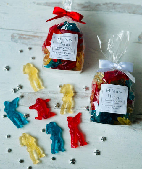 Military Heroes Gummy Candy Bag
