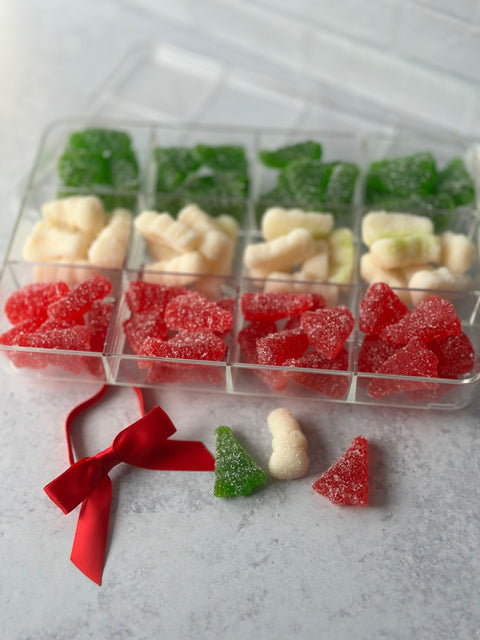 Albanese Christmas Tree Gummies – Premium Holiday Gummy Candies | Sanded Texture