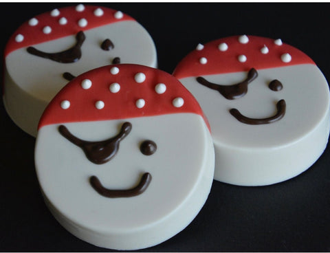 Pirate Inspired Chocolate Covered Oreos (Set of 12)