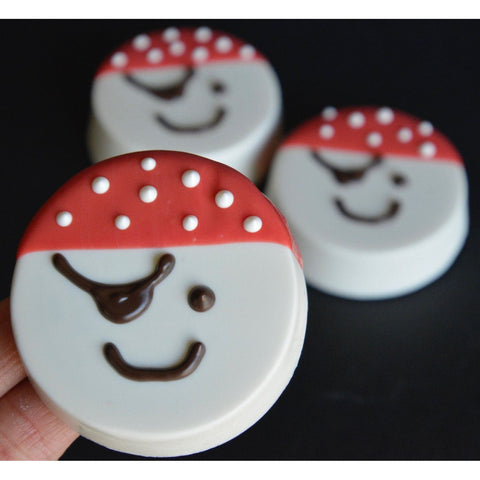 Pirate Inspired Chocolate Covered Oreos (Set of 12)