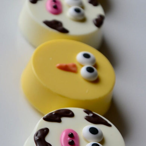 Cow Inspired Chocolate Covered Oreos (Set of 12)