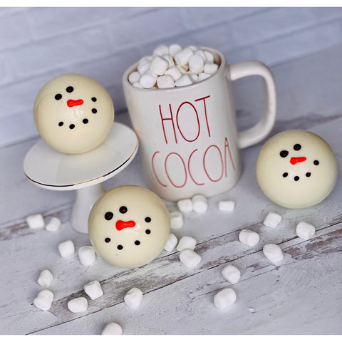 Snowmen Large Hot Chocolate Bombs (Set 0f 2)